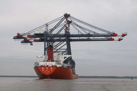Arrival of Cranes and RTGs